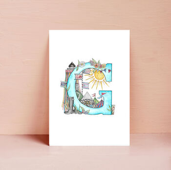 Glastonbury Festival G Letter Print, 2 of 6