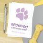 Happy Birthday From The Dog Card, thumbnail 2 of 3