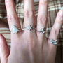 Mismatched Reindeer And Santa Sleigh Christmas Earrings, thumbnail 8 of 11