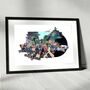 'Abbey Road' Collaged Album Cover Print, thumbnail 1 of 2