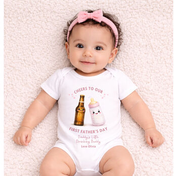 Personalised First Father’s Day Drinking Buddy Outfit, 4 of 9