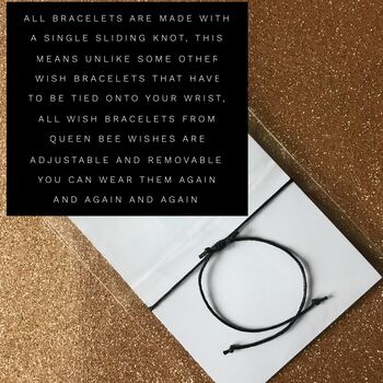 Personalised Exam Congratulations Wish Bracelet Gift, 3 of 5