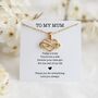 Wedding Gift For Mum, Personalised Heart Infinity Necklace, thumbnail 12 of 12