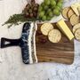 Personalised Charcuterie Board, Ocean Resin Cheese Board, Gifts Housewarming Gift, thumbnail 3 of 6
