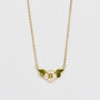 Poppy Anemone Gold Chain Necklace, thumbnail 1 of 8