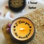 I Love You To The Moon And Back Secret Message Candle, thumbnail 2 of 4