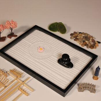 Zen Garden Kit | Japanese Mini Rock Garden Gift, 10 of 10