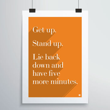 Get Up Stand Up Print, 12 of 12