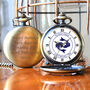Personalised Pisces Fish Design Pocket Watch, thumbnail 1 of 5