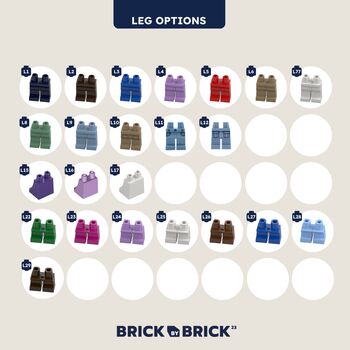 Personalised Lego® Brick Minifig Christmas Cracker Kit, 8 of 10