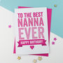 Birthday Card For Gran, Nanny Or Nanna, thumbnail 3 of 3
