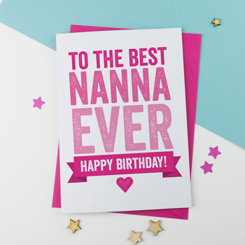Birthday Card For Gran, Nanny Or Nanna, 3 of 3