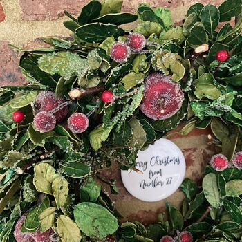 Personalised Festive Forest Wreath, 2 of 6