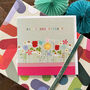 Floral Happy Anniversary Card, thumbnail 1 of 5