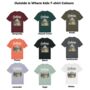 Personalised Outside Is Where It's At Children's T Shirt, thumbnail 2 of 12