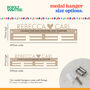 Personalised Couples Medal Hanger, thumbnail 5 of 5