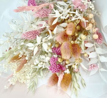 Serenity Dried Floral Valentines Bouquet, 3 of 4