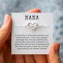 Nana Gift, Personalised Infinity Bracelet, thumbnail 1 of 7