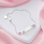 Personalised My Little Love Flower Identity Bracelet, thumbnail 2 of 6