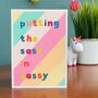 Putting The Sass In Sassy A6 Card, thumbnail 1 of 4