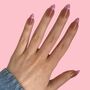 Reusable False Nails With Pink Cloud Nail Art, thumbnail 2 of 5