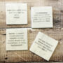 Set Of Four Ceramic Famous Tennis Quotes Coasters, thumbnail 2 of 3