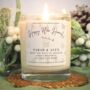 New Home Gift Personalised Housewarming Christmas Candle, thumbnail 1 of 5