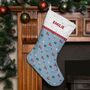 Personalised Christmas Stocking 'Car', thumbnail 1 of 3