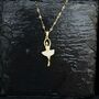 Personalised 18ct Gold Plated Ballerina Necklace, thumbnail 11 of 12