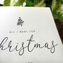 Romantic Personalised Christmas Card For Husband, Wife Or Partner, thumbnail 2 of 4