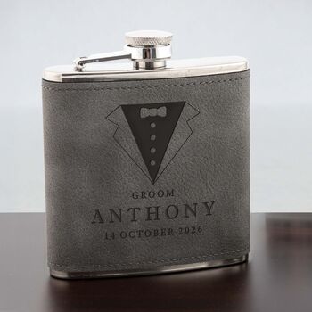 Personalised Best Man Hip Flask, 11 of 11