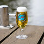 Personalised Canoe Printed Stemmed Beer Glass, thumbnail 1 of 7