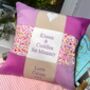 Kisses And Cuddles For Mummy Cushion, thumbnail 2 of 7