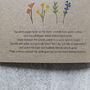 Save The Date Wildflower Seed Heart Card, thumbnail 5 of 5
