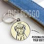 Boxer Outline ID Tag, thumbnail 2 of 4