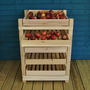 Wooden Apple Storage Rack With Five Drawers, thumbnail 2 of 8