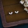 Sterling Silver White Opal Marquise Cluster Earrings, thumbnail 1 of 12