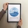 'You Are Not A Drop In The Ocean' Hand Painted Print, thumbnail 4 of 8