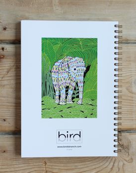 Indian Elephant A5 Spiral Bound Notebook, 2 of 3