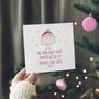 On Your Very First Christmas As My Grandmother Personalised Card, thumbnail 1 of 4