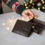 Vintage Personalised Bifold Leather Wallet Christmas Gift For Him, thumbnail 1 of 12