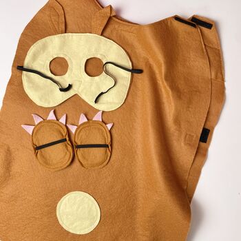 Brown Rabbit Costume For Children And Adults, 7 of 10