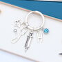 Personalised Doctor | Nurse Keyring Graduation Gift, thumbnail 1 of 9