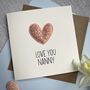 Love You Mummy/Mum 3D Heart Birthday Card, thumbnail 2 of 4
