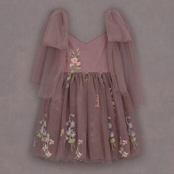 Enchanted Angel Fairy Flower Girl Dress Heather, 4 of 10