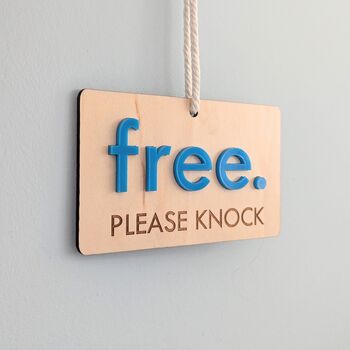 Do Not Disturb Door Hanger Free Busy Door Sign, 4 of 4