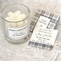 Personalised Christmas Candle Gift Boxed / Snowflake Design, thumbnail 8 of 8