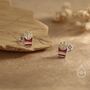 Sterling Silver French Fries Stud Earrings, thumbnail 2 of 11