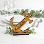 Oak Veneer Anchor Wedding Place Names Settings, thumbnail 2 of 3