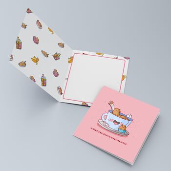 Cute Tea Bears Greetings Card, 2 of 8